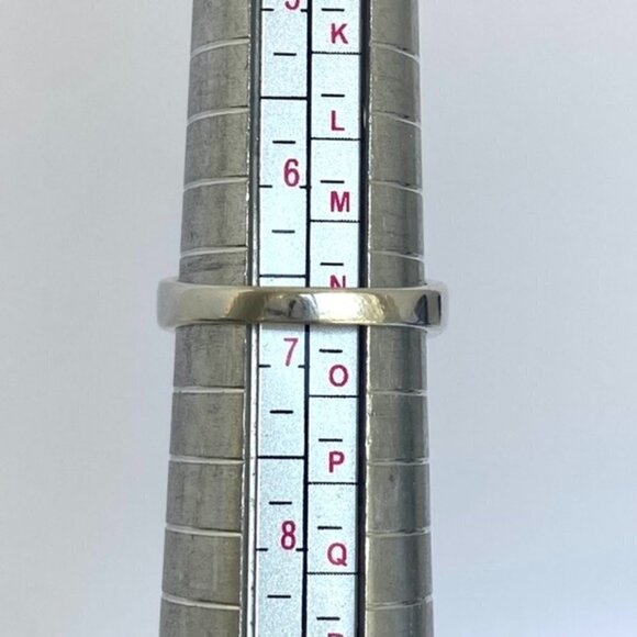 Sterling Silver 925 Square Pink Swirl Enamel Marcasite Halo Ring Sz 6.75 6g - Picture 9 of 16